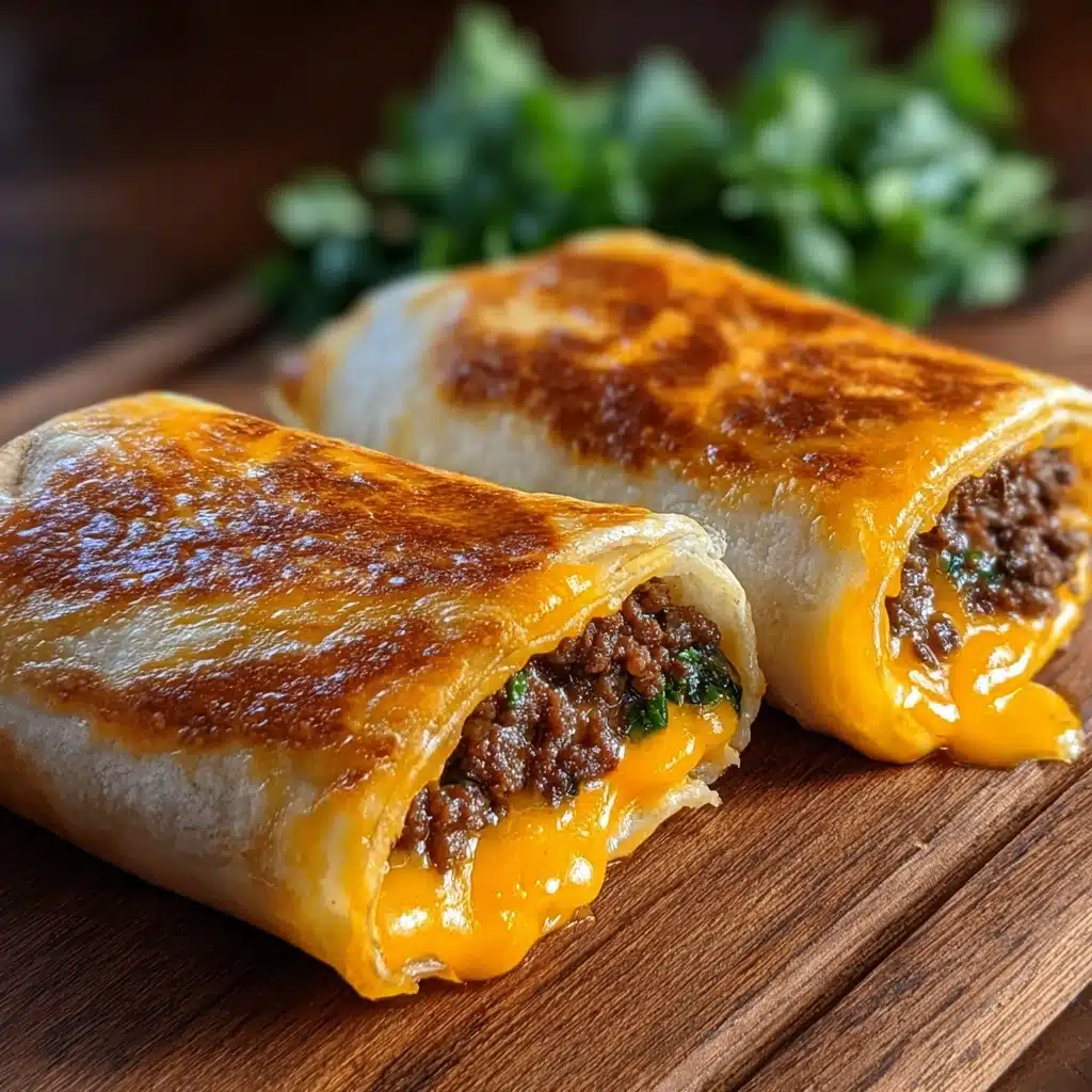 Easy Garlic Butter Beef Cheeseburger Rollups Recipe - Recipe Image