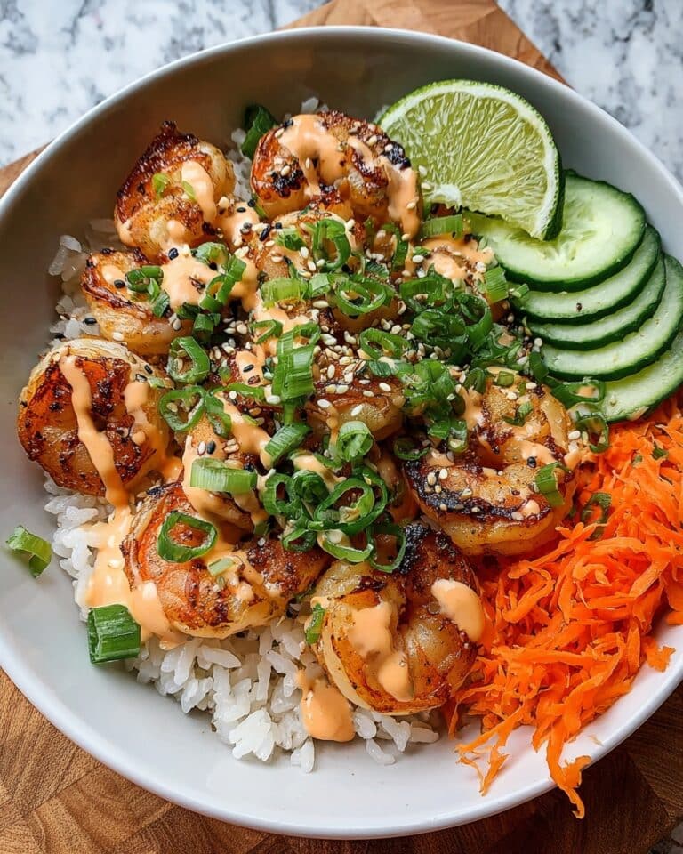 Shrimp Rice Bowls with Spicy Mayo Recipe