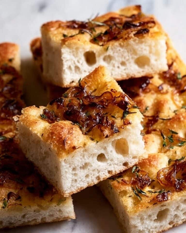 Caramelized Onion Focaccia Recipe