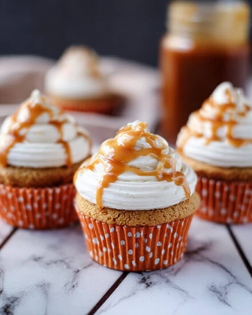 Brown Butter Pumpkin Toffee Cupcakes Recipe