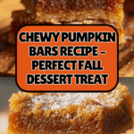 Chewy Pumpkin Bars Recipe
