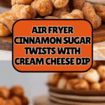 namon Sugar Twists with Cream Cheese Dip Recipe