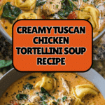 Creamy Tuscan Chicken Tortellini Soup Recipe