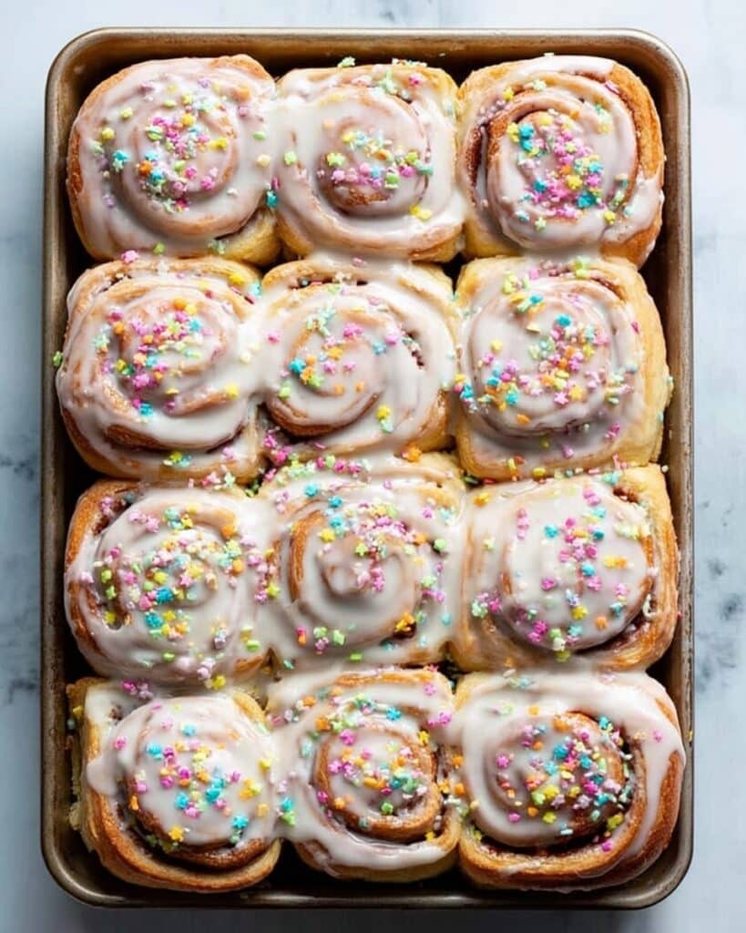 Funfetti Cinnamon Rolls Recipe