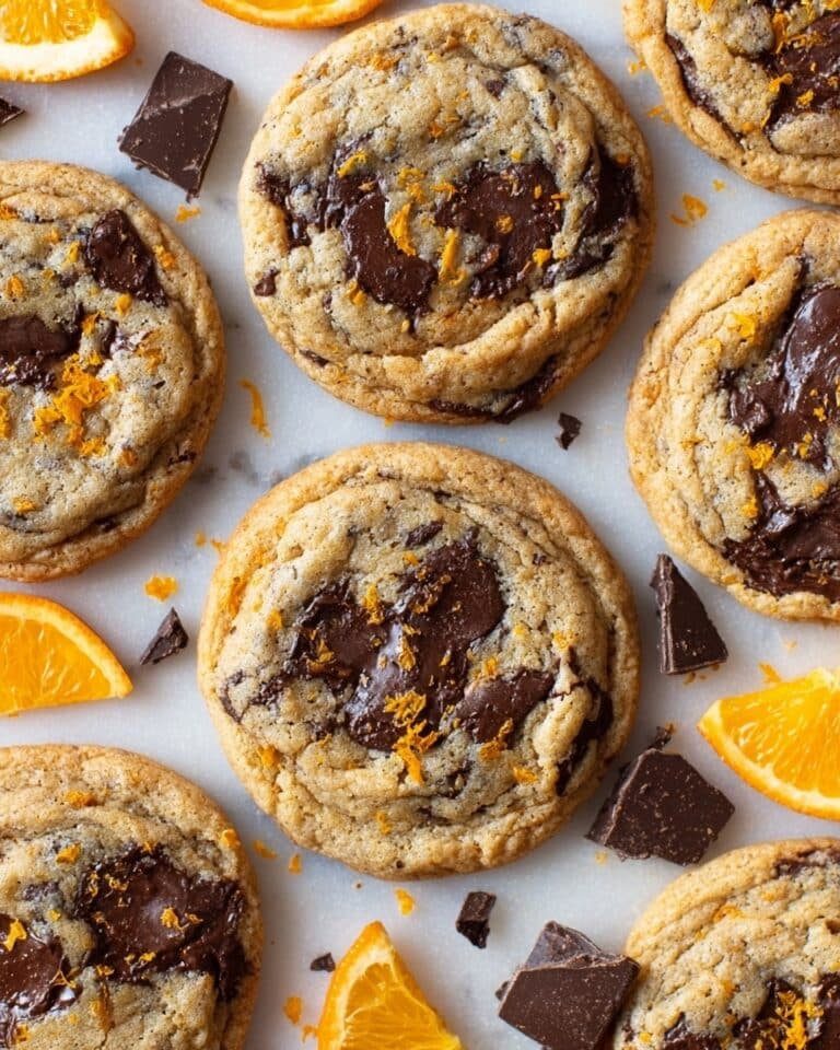 Orange Dark Chocolate Chunk Cookies Recipe
