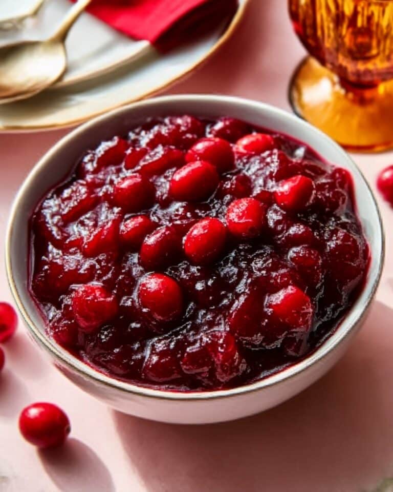 Florida Orange Juice Cranberry Sauce Recipe