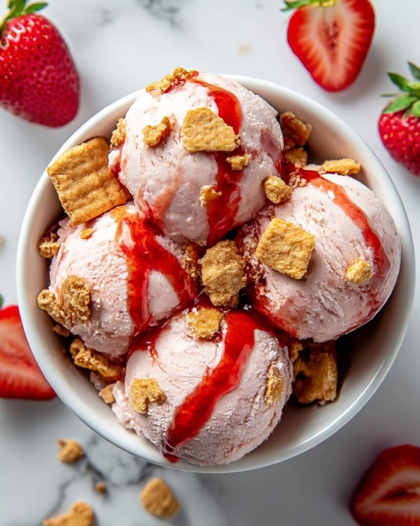 Strawberry Cheesecake Ice Cream Recipe
