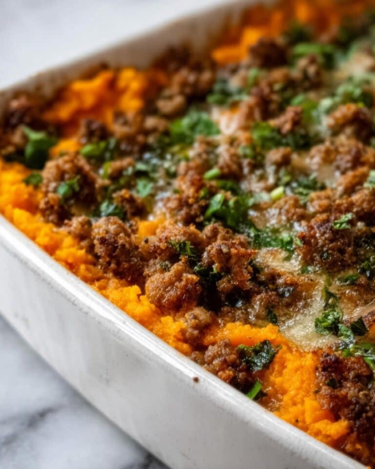 Ground Turkey Sweet Potato Bake Recipe