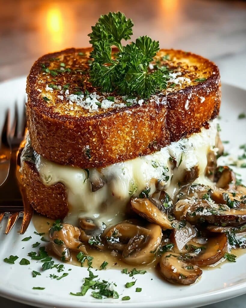 Swiss Mushroom Melt Sandwich Recipe