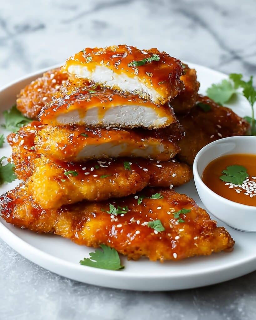 Crispy Baked Hot Honey Chicken Recipe