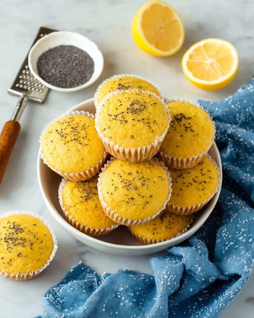 Almond Flour Lemon Poppyseed Muffins Recipe