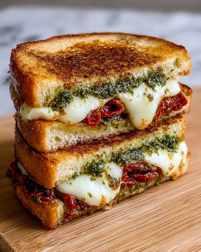 Sun-Dried Tomato Pesto Grilled Cheese Recipe