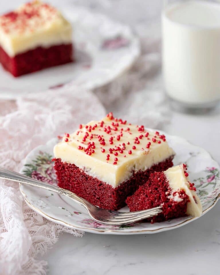 Red Velvet Cookie Bars with Cream Cheese Frosting Recipe