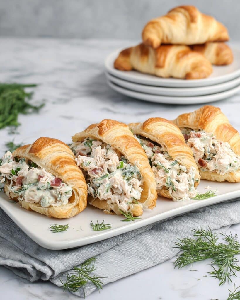 Chicken Cream Cheese Croissants Recipe