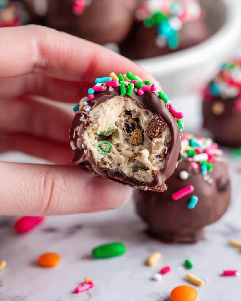 Monster Cookie Dough Truffles Recipe