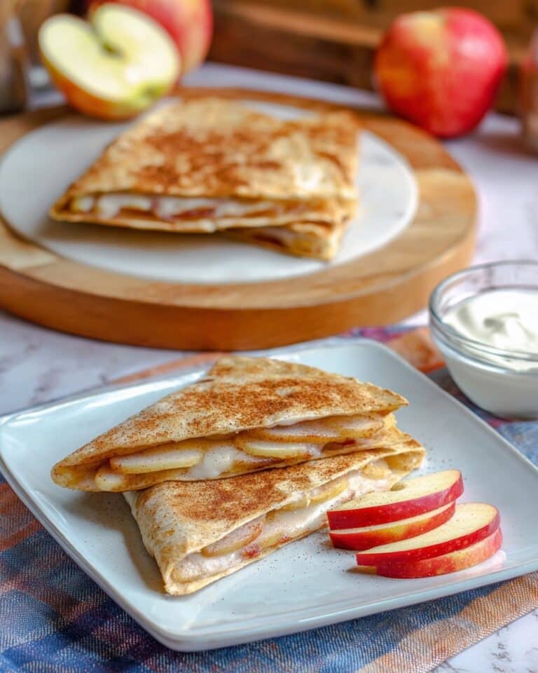 Apple Cheesecake Breakfast Quesadillas Recipe