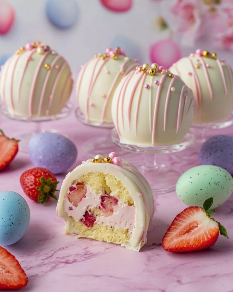 Strawberry Shortcake Easter Egg Bombs Recipe