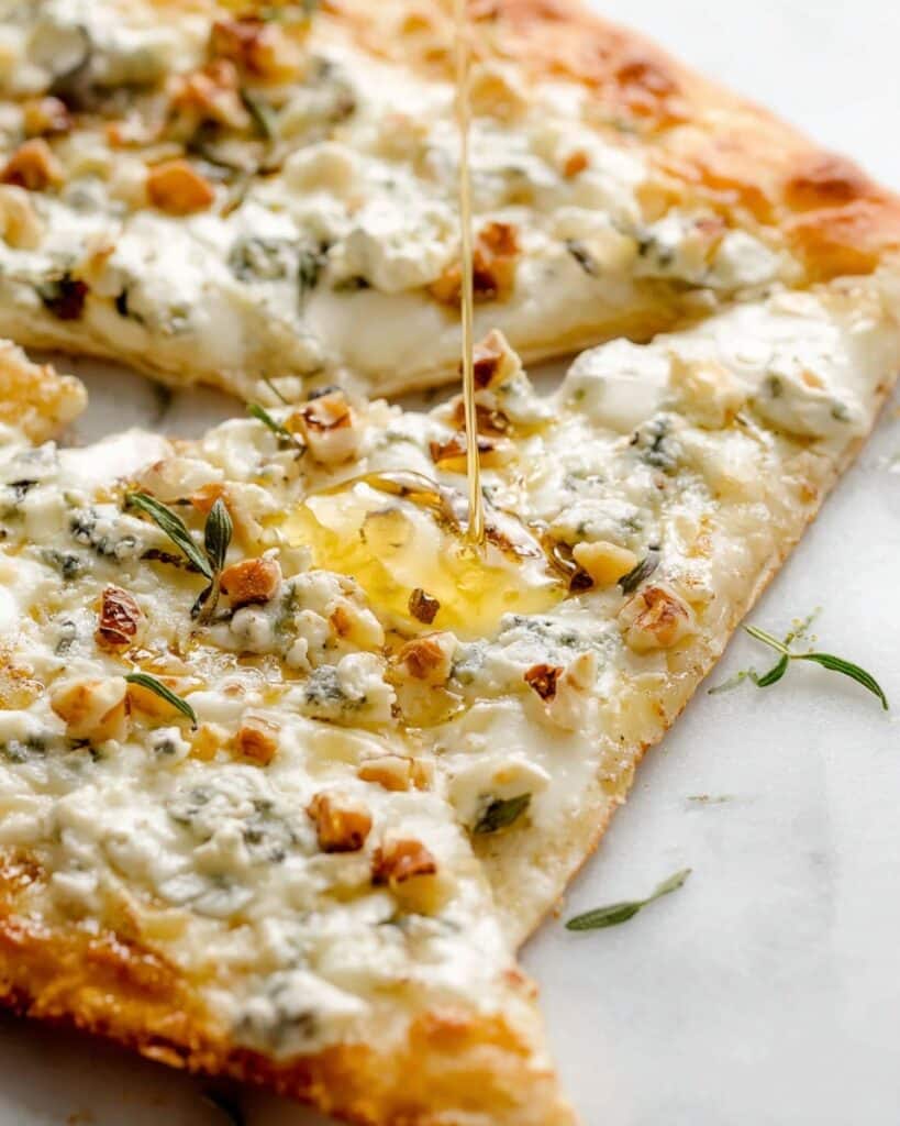Grilled Honey Goat Cheese Pizza Recipe