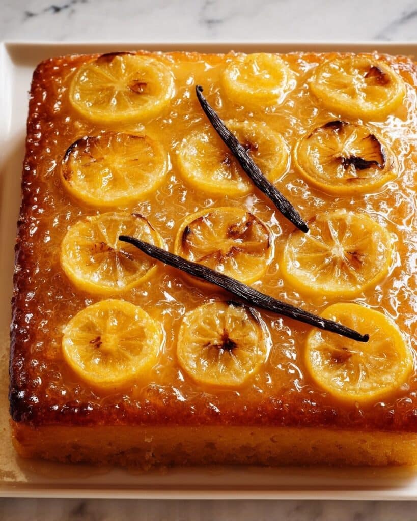 Upside-Down Lemon, Maple and Vanilla Pudding Recipe