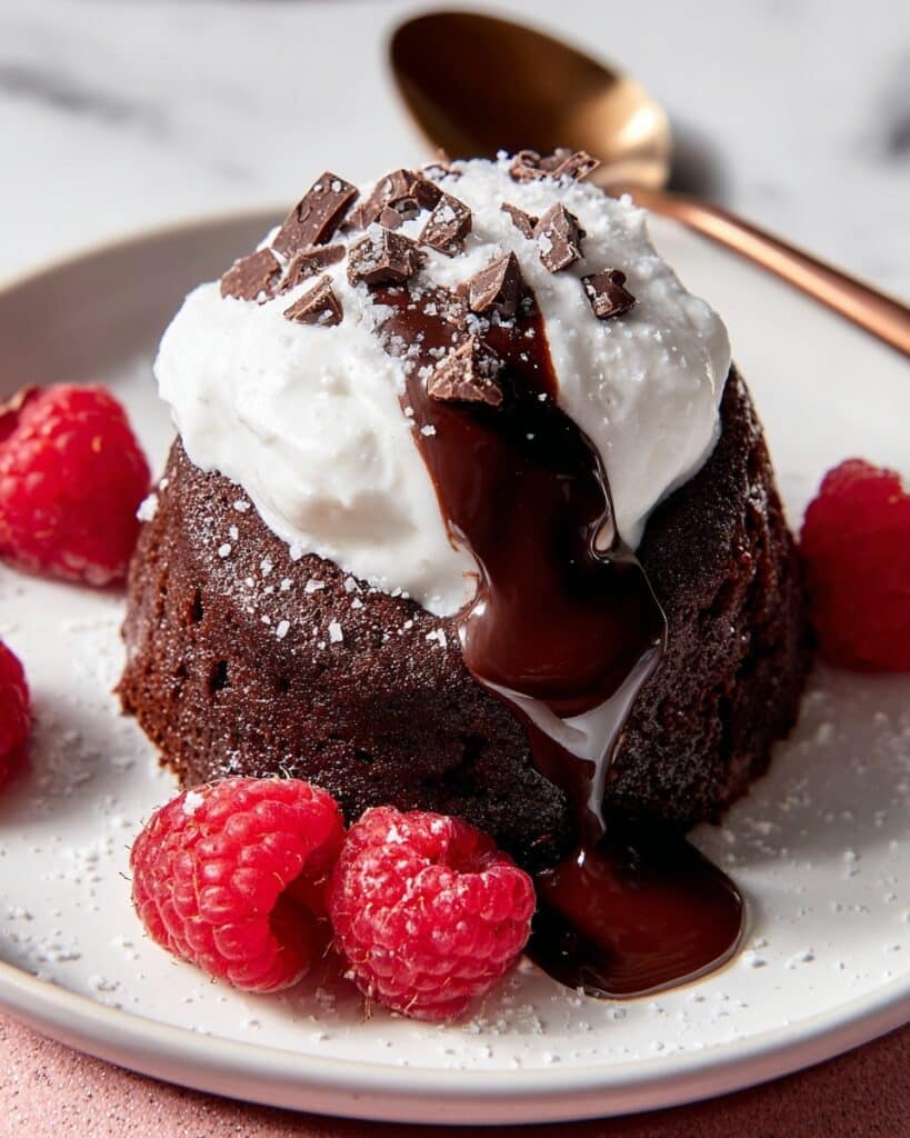Chocolate Tahini Lava Cakes Recipe