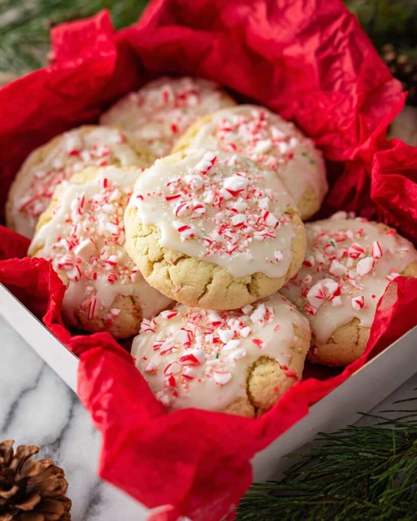 White Chocolate Peppermint Cookies Recipe