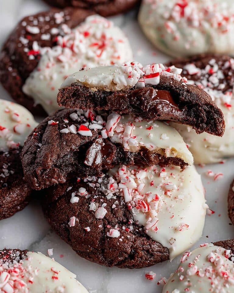 Peppermint Bark Cookies Recipe