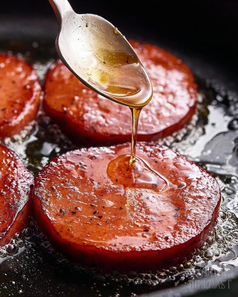 Maple-Glazed Ham Steak Recipe