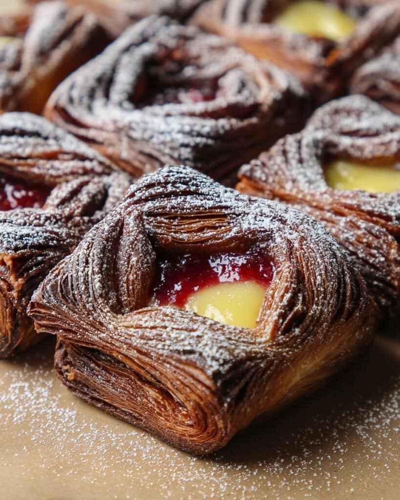 Chocolate-Cherry Danish Recipe