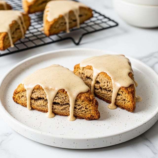 Chai Scones with Maple Chai Glaze Recipe