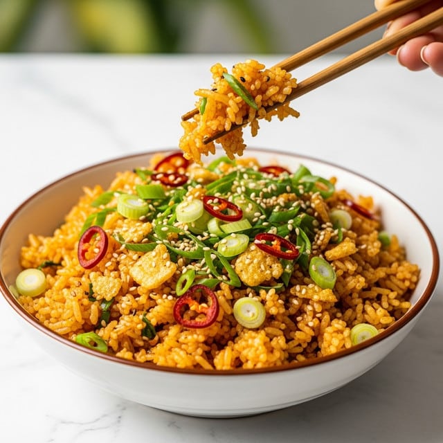 Crispy Gochujang Rice Salad Recipe