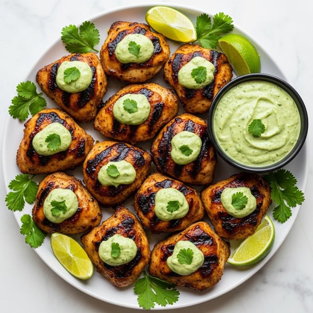 Peruvian Chicken with Cilantro Lime Green Sauce Recipe