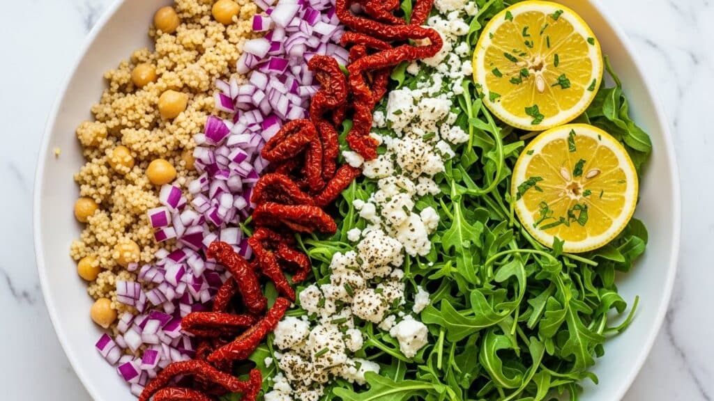 Couscous Salad with Sun-Dried Tomato and Feta Recipe