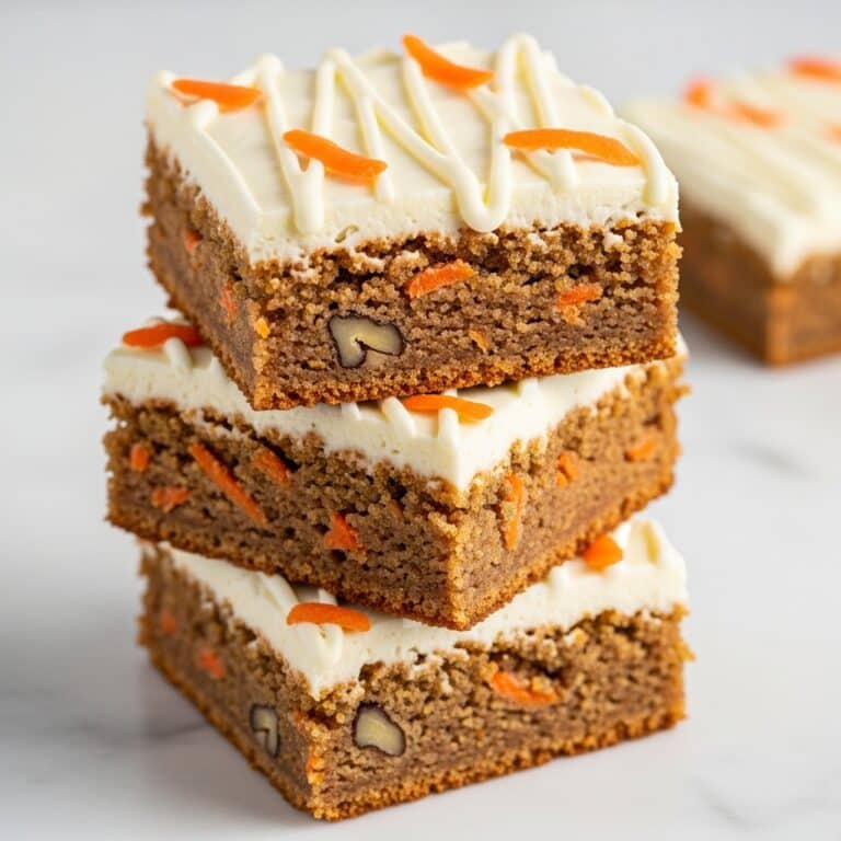 Cottage Cheese Carrot Cake Bars Recipe