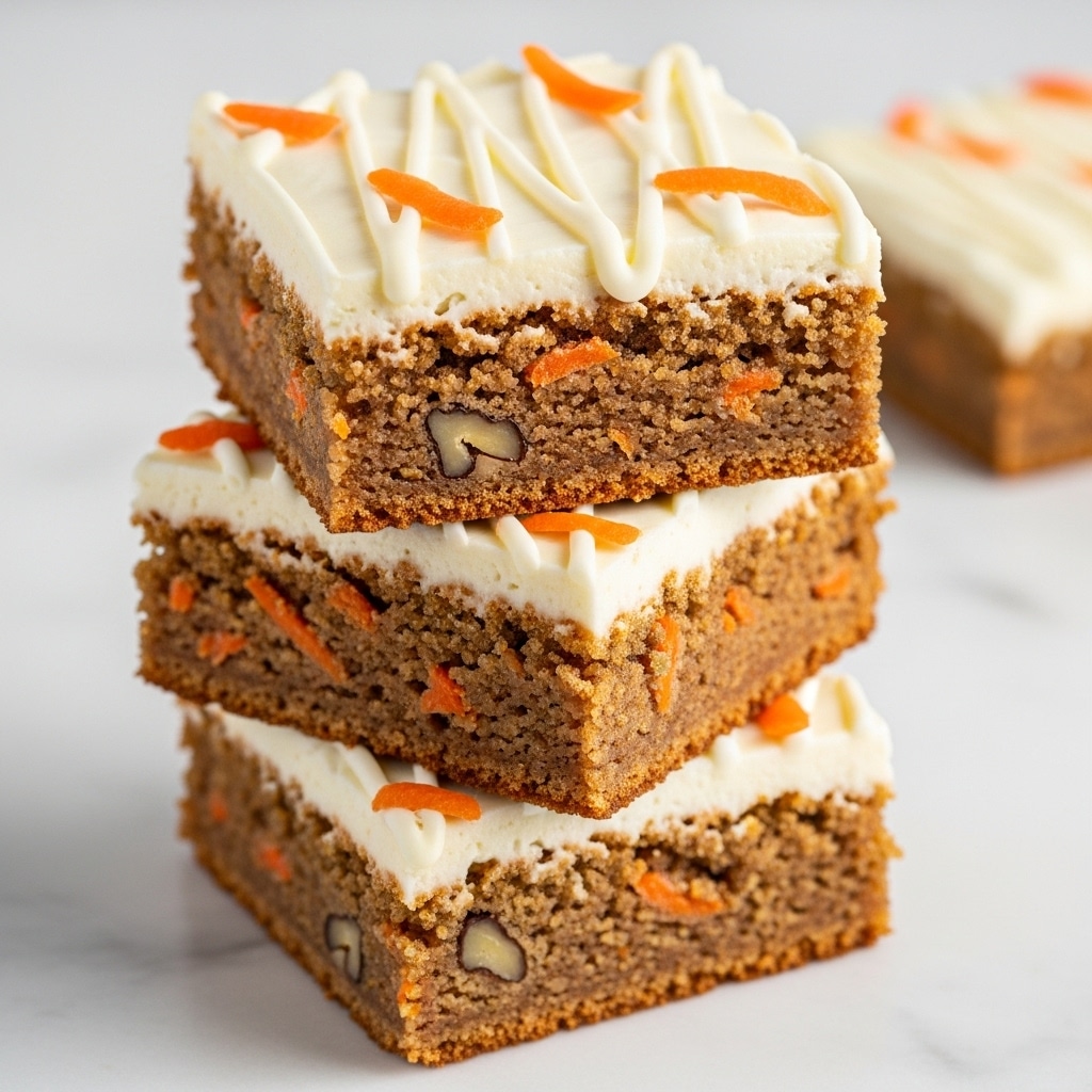 Cottage Cheese Carrot Cake Bars Recipe
