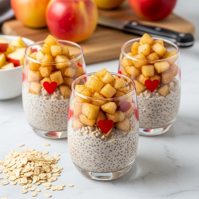 Warm Apple Pie Overnight Oats Recipe