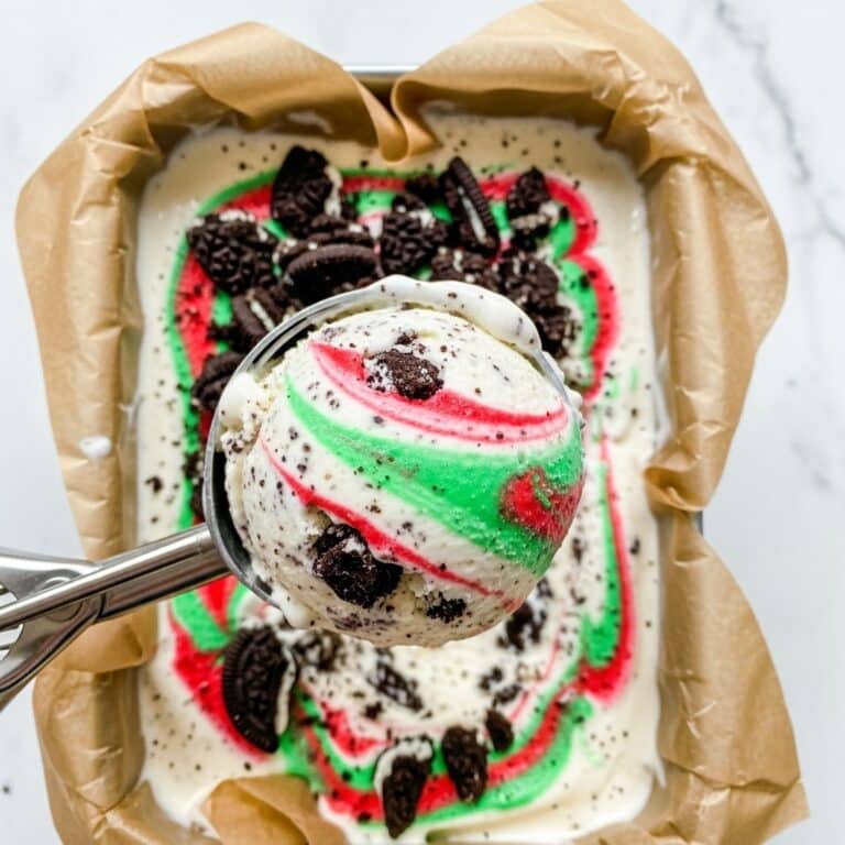 No Churn Peppermint Oreo Ice Cream Recipe