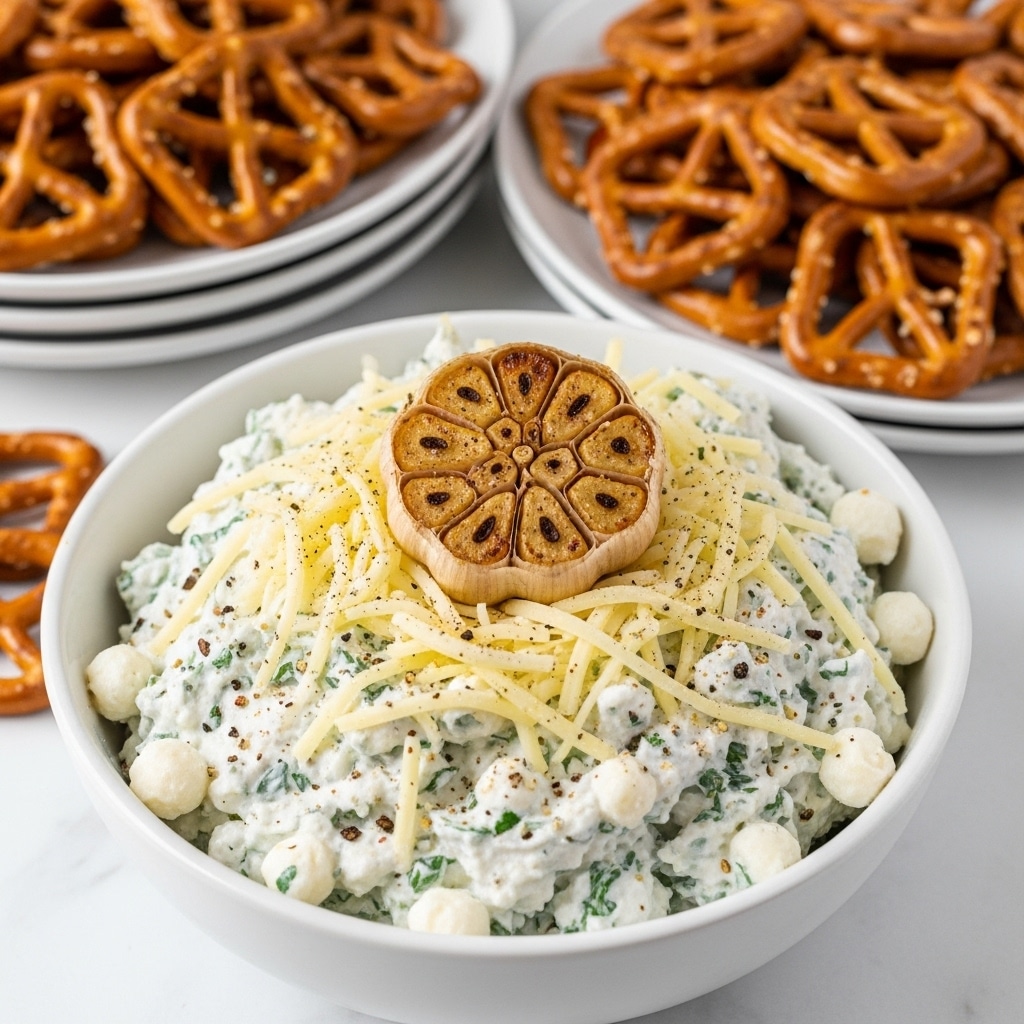 Creamy Roasted Garlic Dip Recipe