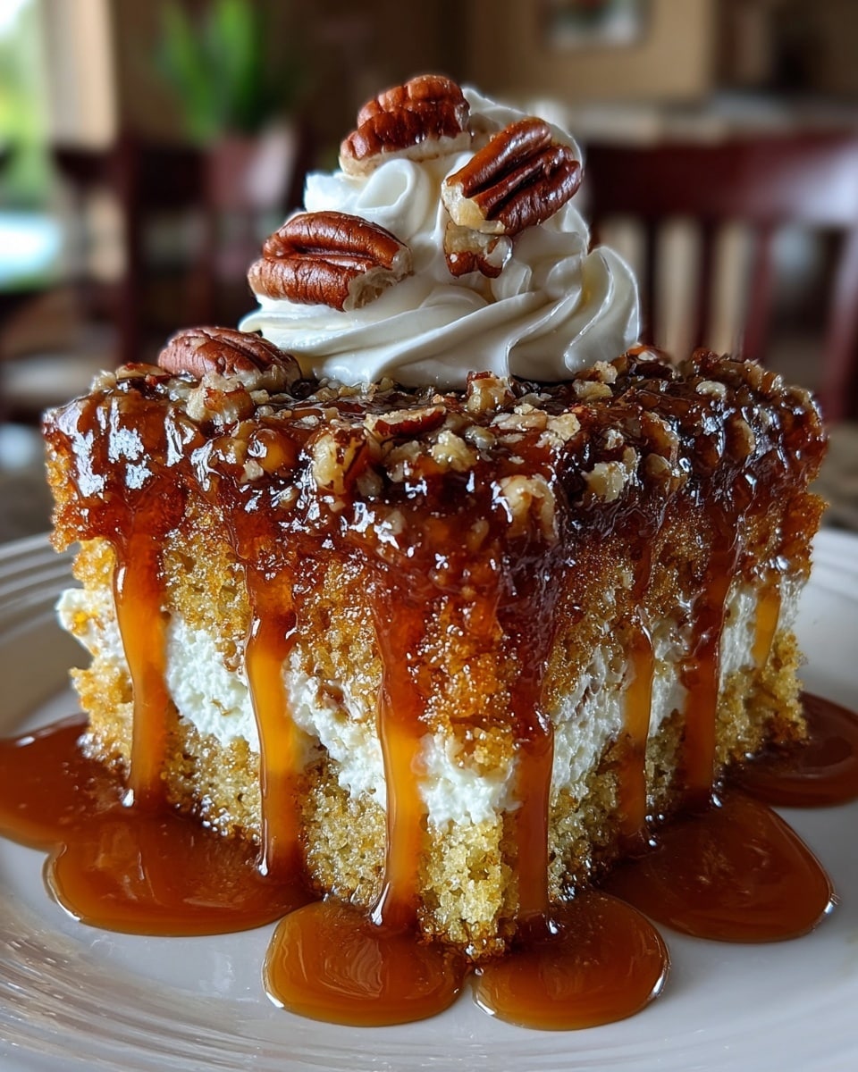 Heath Bar Poke Cake Recipe - Recipe Image