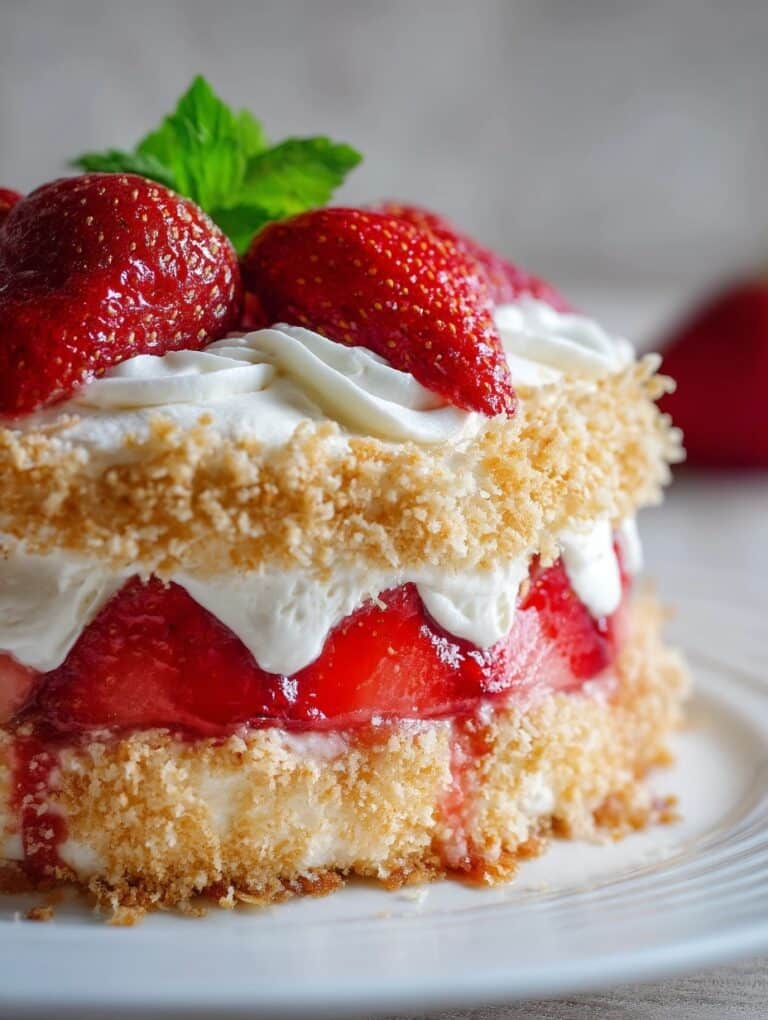 Strawberry Shortcake Layer Cake Recipe