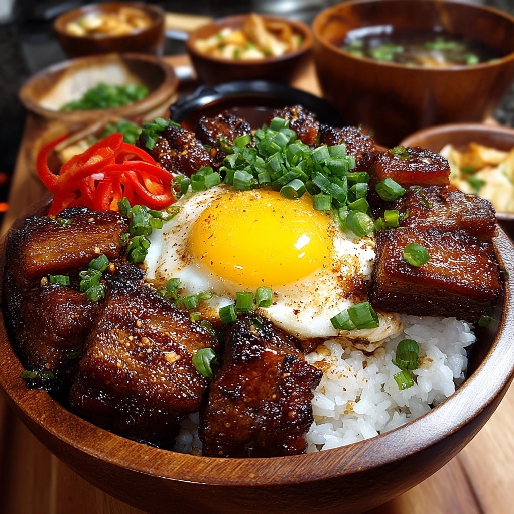 Korean BBQ Steak Rice Bowls Recipe - Recipe Image