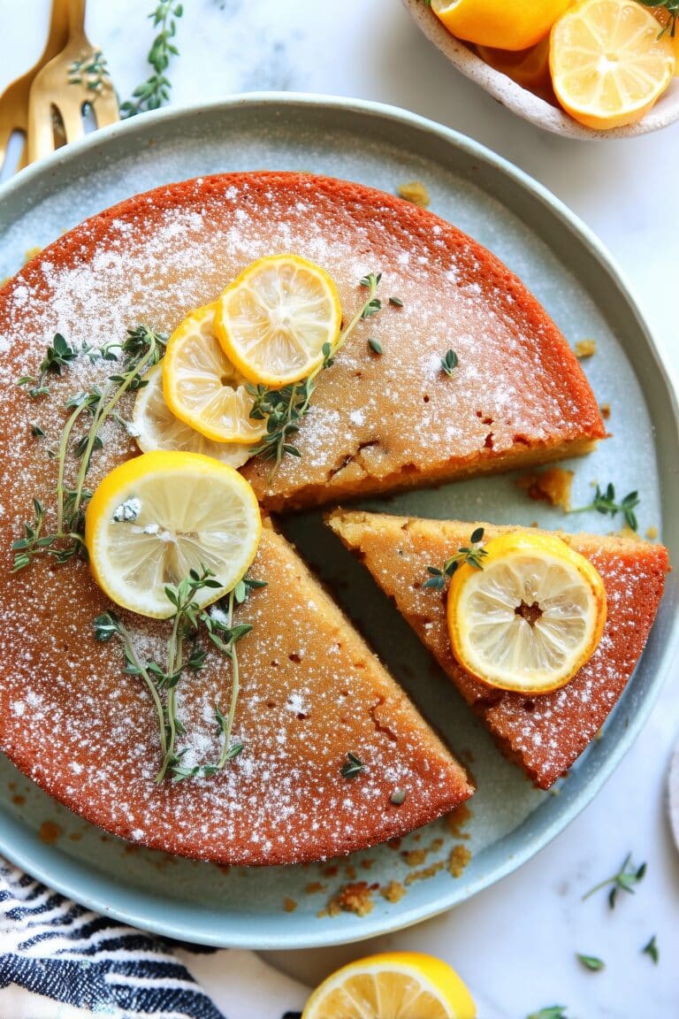 Flourless Lemon Yogurt Cake Recipe