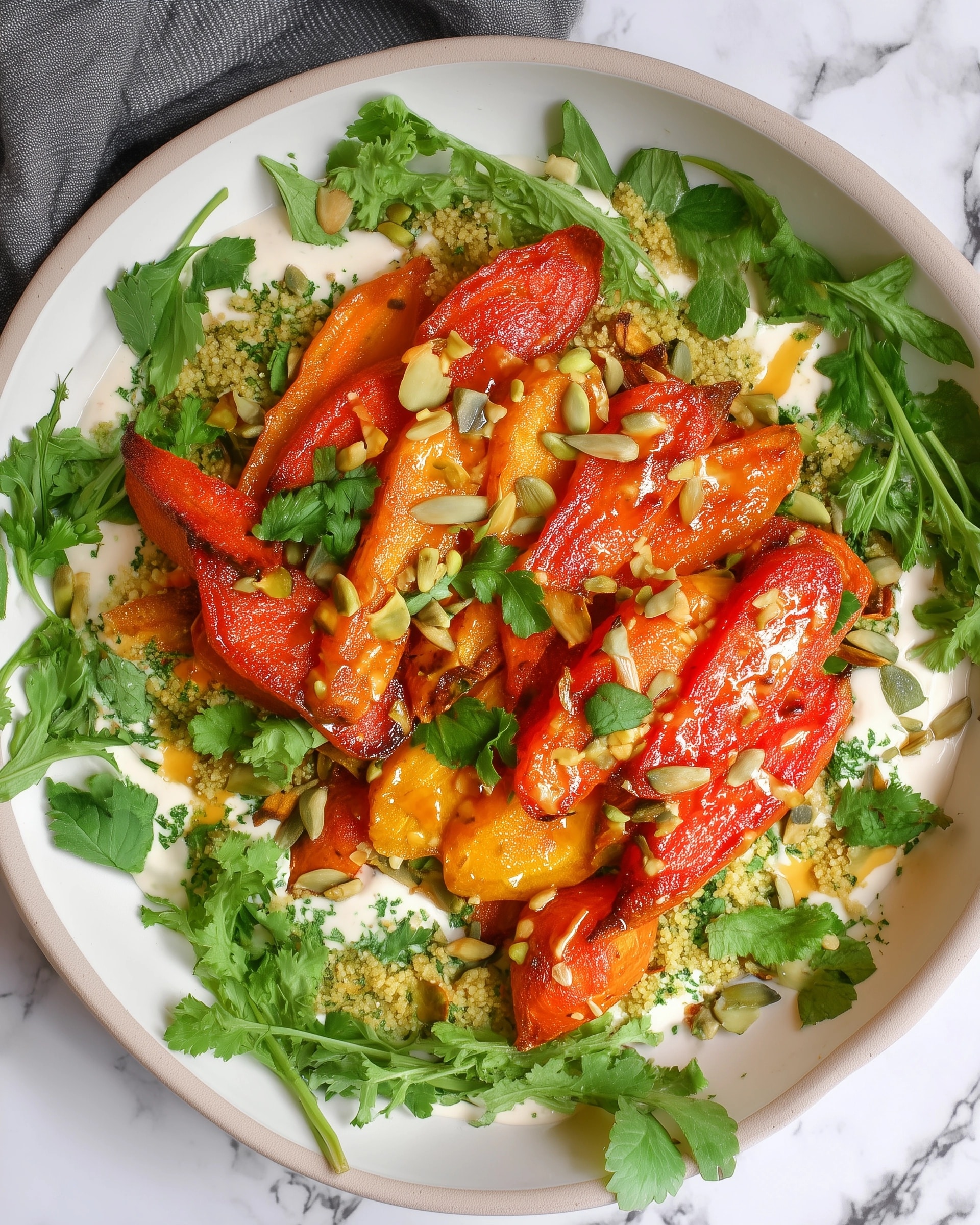 Harissa Roasted Tomatoes with Couscous Recipe - Recipe Image