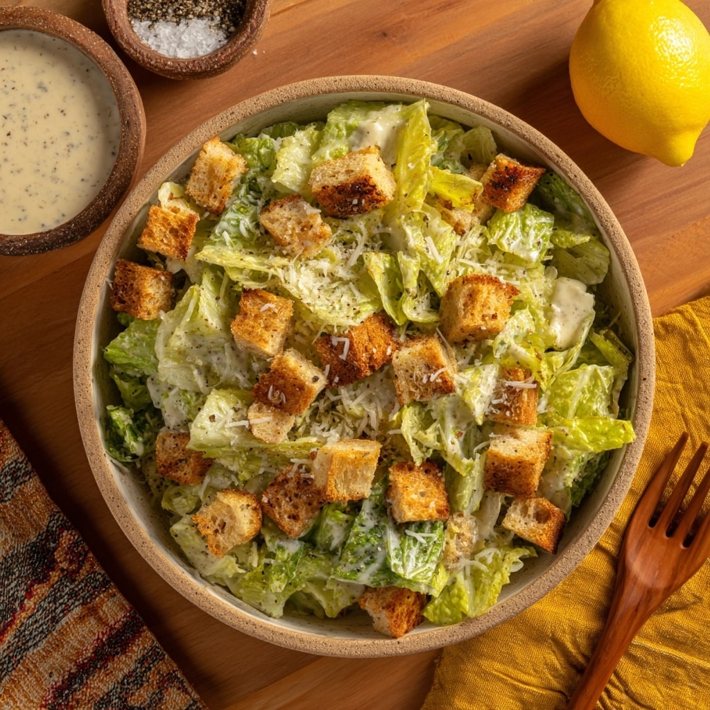 Creamy Caesar Salad Dressing Recipe