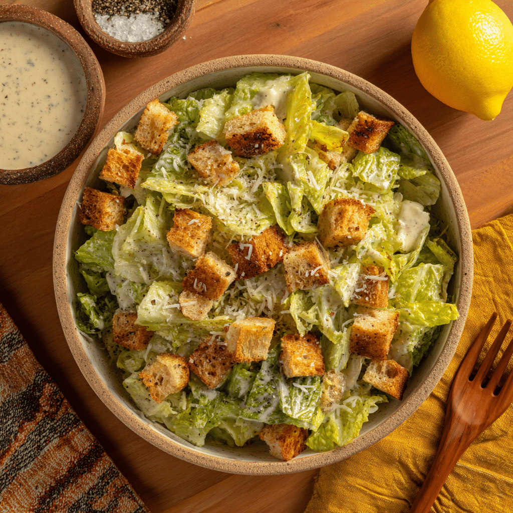 Creamy Caesar Salad Dressing Recipe - Recipe Image