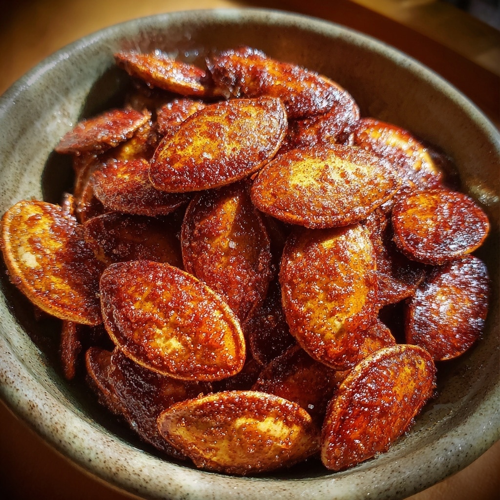 Crispy Roasted Pumpkin Seeds Recipe - Recipe Image