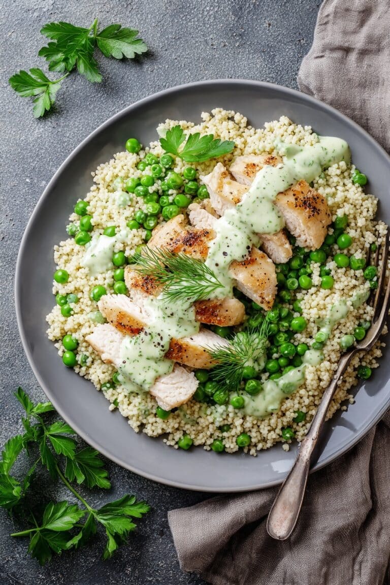 Peruvian Chicken and Rice with Green Cilantro Sauce Recipe