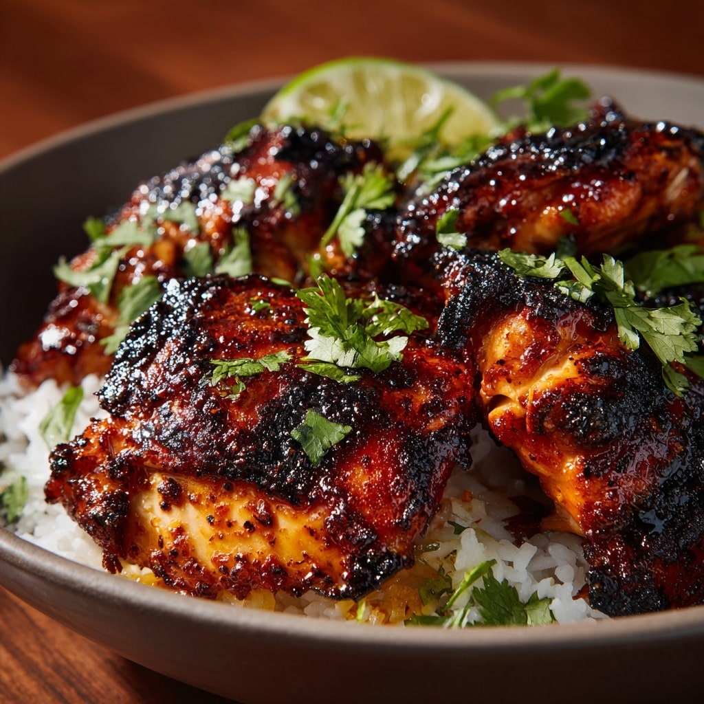 One-Pan Bold Honey BBQ Chicken Rice Recipe - Recipe Image