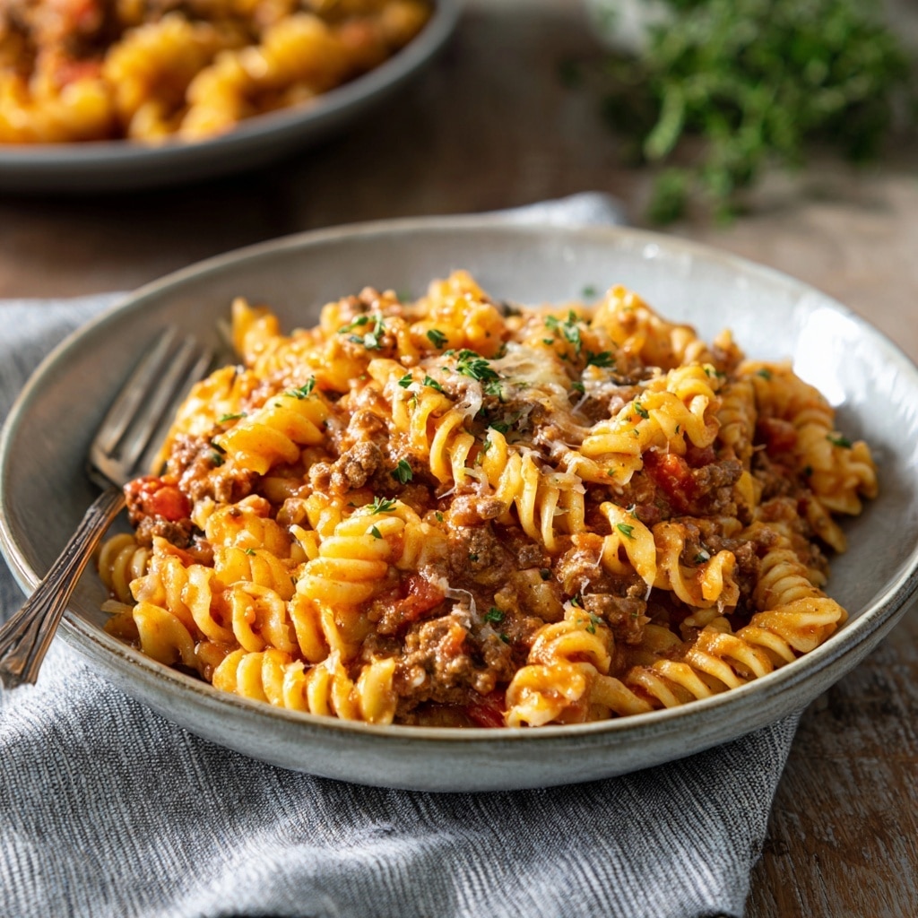 Fusilli Bolognese Recipe - Recipe Image
