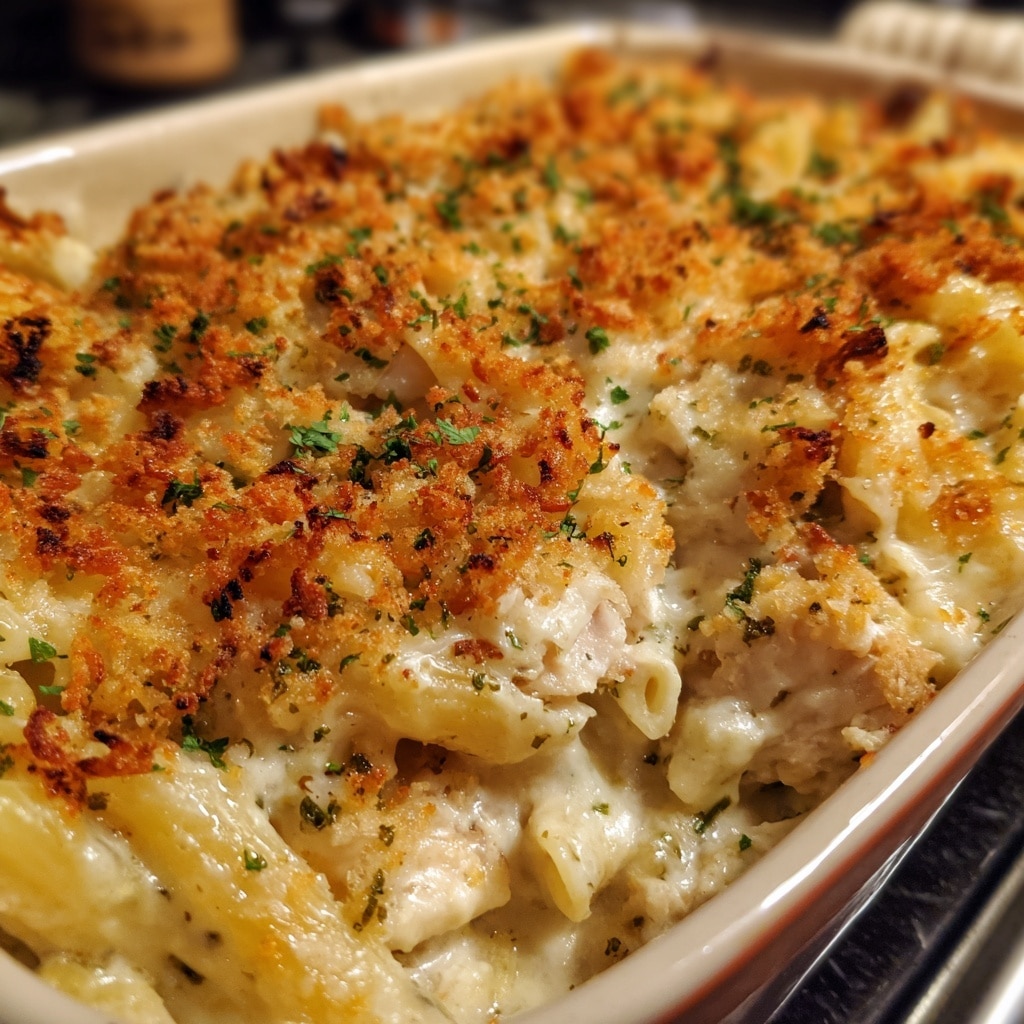 Creamy Chicken Alfredo Bake Recipe