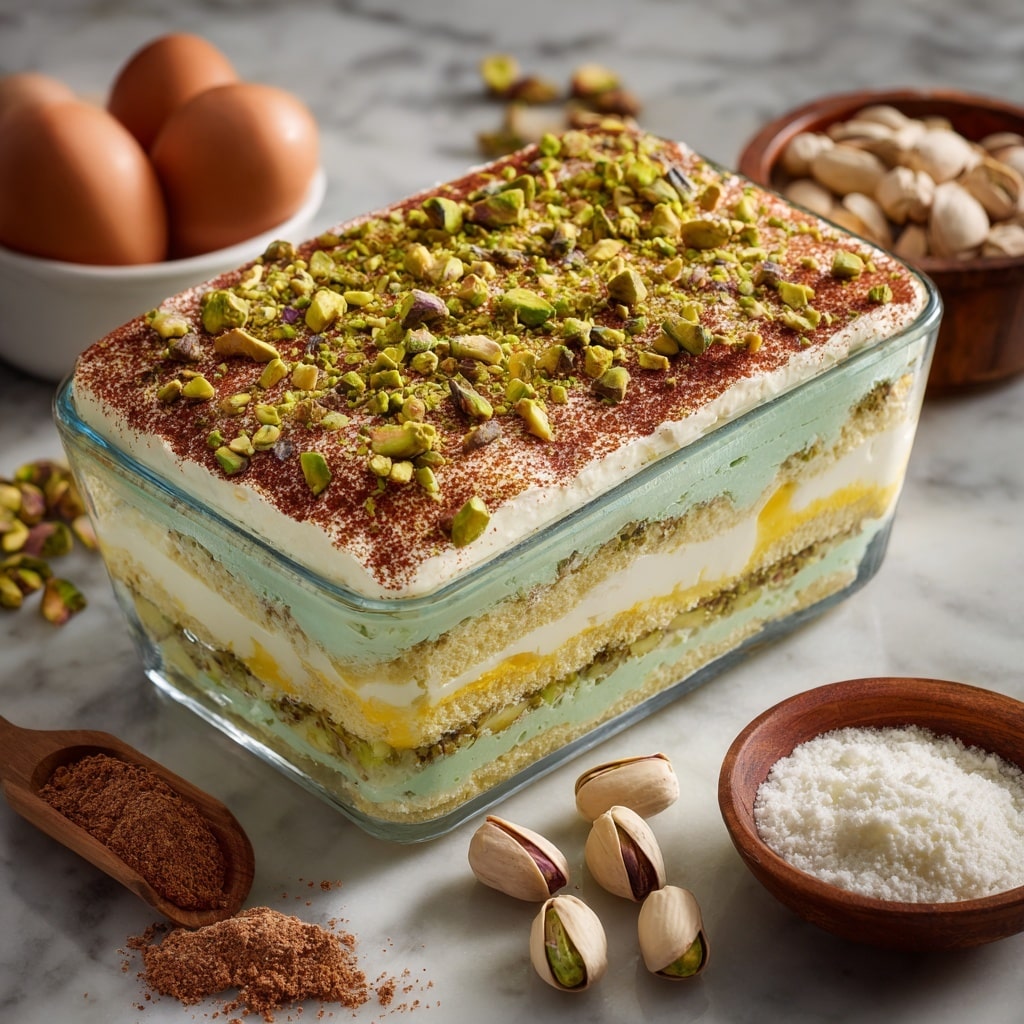 Pistachio Tiramisu Recipe - Recipe Image